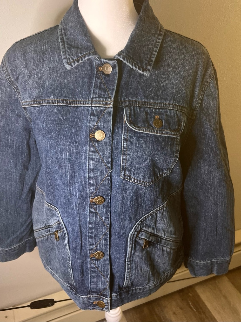 Vintage Lauren Ralph Lauren Jeans Co Denim Utility Chore Jacket Style 209107530
